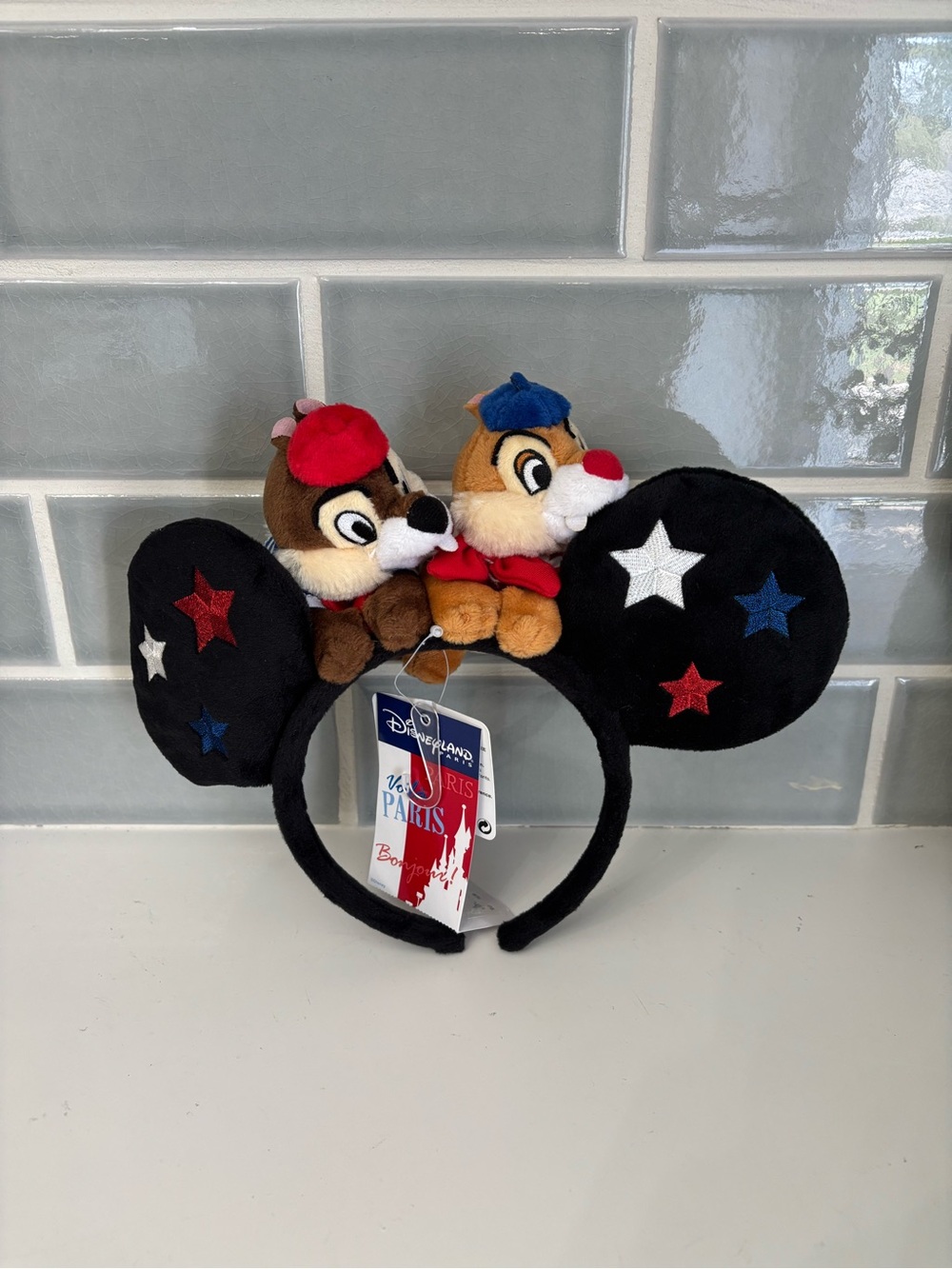 Disneyland Paris Chip 'n' Dale Ear Headband